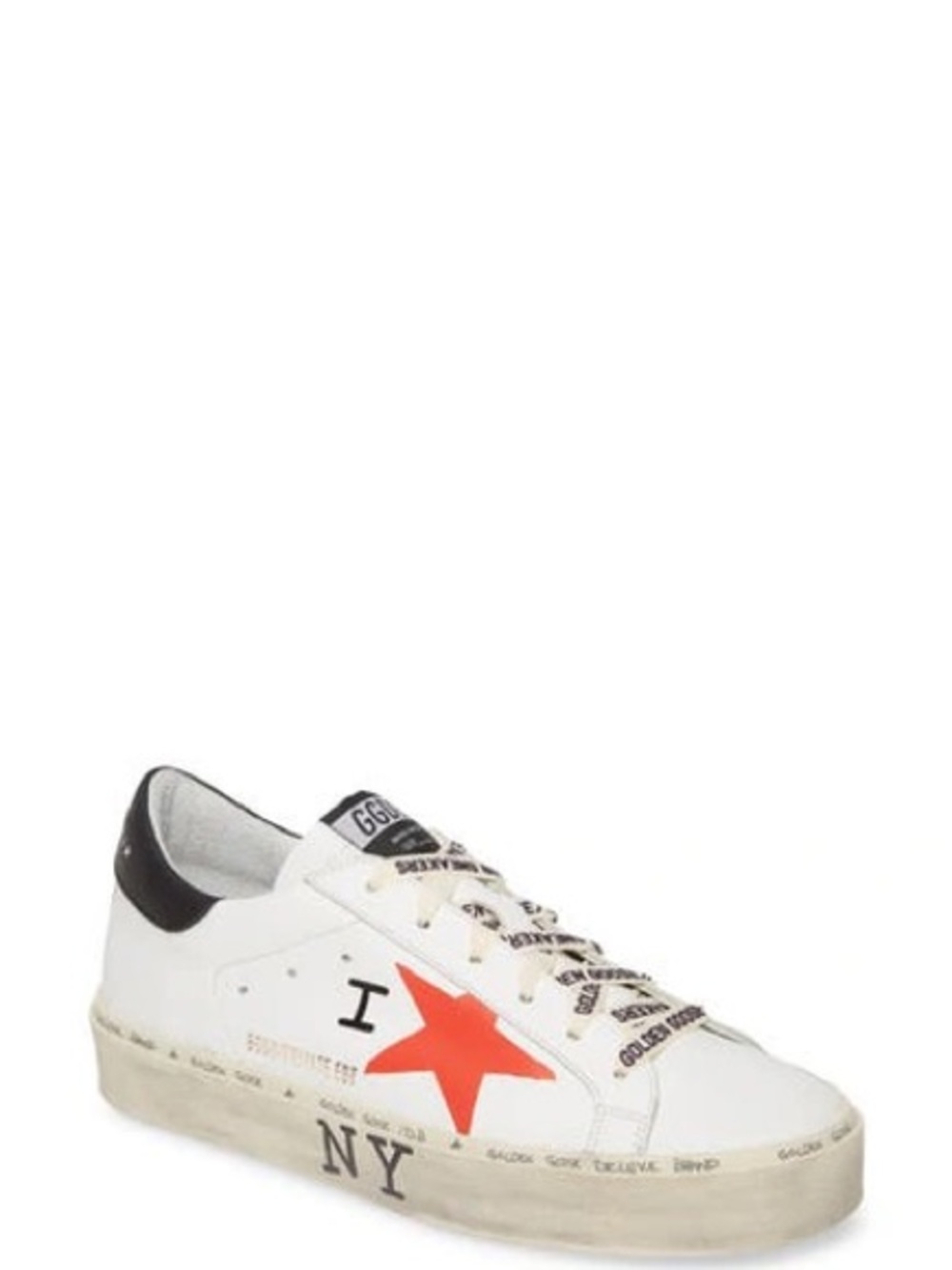 Golden Goose I ❤️ NY Hi Star Sneakers